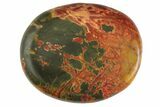1.9" Polished Cherry Creek Jasper Worry Stones  - Photo 3